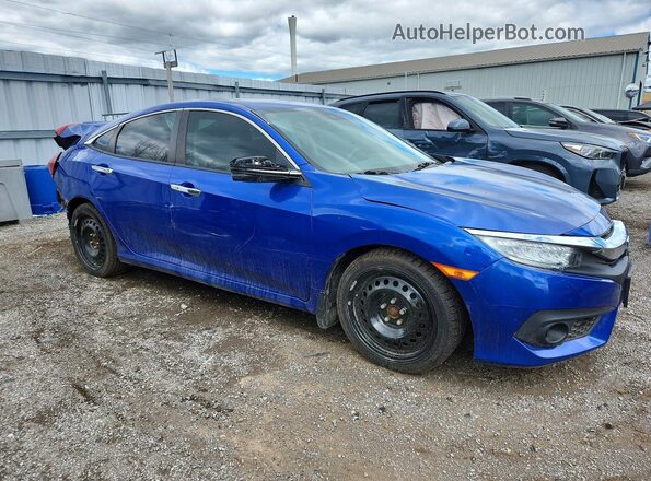 2HGFC1F96HH102909 2017 HONDA CIVIC Синий Передняя правая четверть