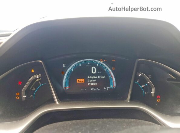 2HGFC1F96HH104806 2017 HONDA CIVIC Blue ხელსაწყოთა პანელის ხედი