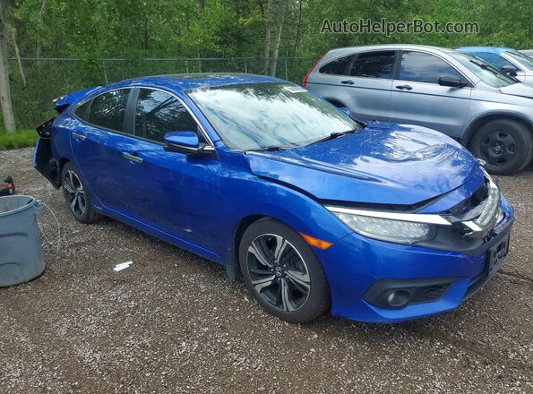 2HGFC1F96HH104806 2017 HONDA CIVIC Blue წინა მარჯვენა