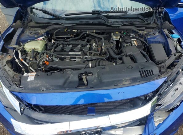 2HGFC1F96HH104806 2017 HONDA CIVIC Blue უკანა სალონის ხედი
