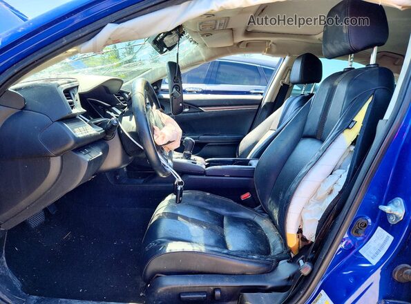 2HGFC1F96KH104229 2019 HONDA CIVIC Blue Vista interior delantera