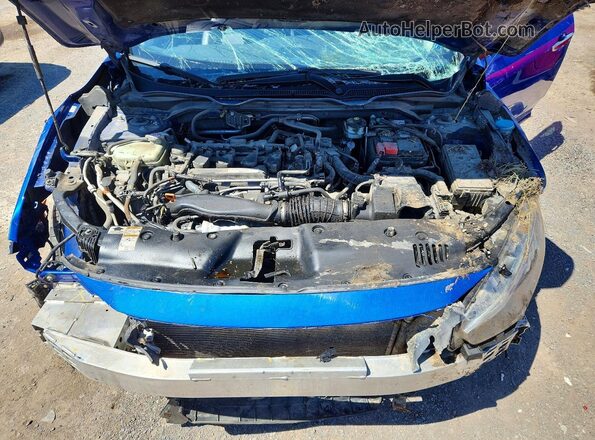2HGFC1F96KH104229 2019 HONDA CIVIC Blue Vista interior trasera