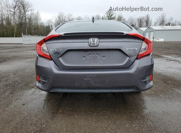 2HGFC1F97HH100666 2017 HONDA CIVIC Gray Հետևի տեսք