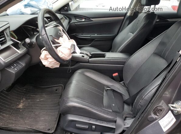 2HGFC1F97HH100666 2017 HONDA CIVIC Gray Սալոնի դիմացի տեսք