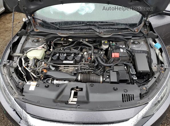 2HGFC1F97HH100666 2017 HONDA CIVIC Gray Սալոնի հետևի տեսք