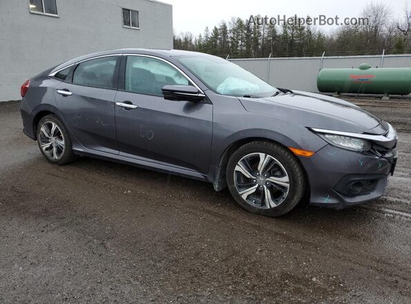 2HGFC1F97HH100666 2017 HONDA CIVIC Gray Առջևի աջ