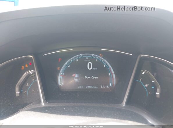 2HGFC1F99HH102046 2017 HONDA CIVIC Black Հետևի նստատեղերի տեսք