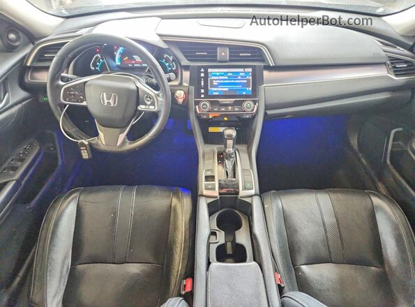 2HGFC1F9XGH107058 2016 HONDA CIVIC Черный Вид панели приборов