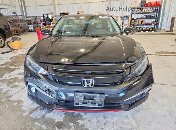 2HGFC1F9XKH106095 2019 HONDA CIVIC Black Դիմացի տեսք