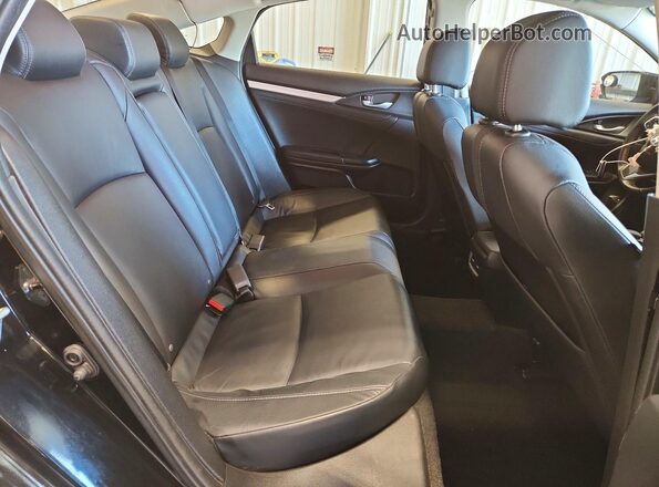 2HGFC1F9XKH106095 2019 HONDA CIVIC Black Հետևի նստատեղերի տեսք