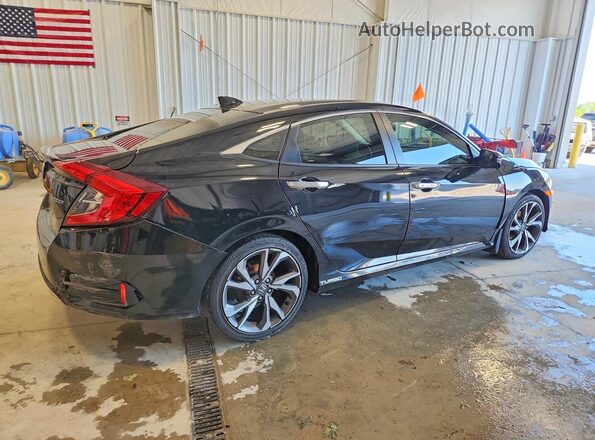 2HGFC1F9XKH106095 2019 HONDA CIVIC Black Հետևի աջ
