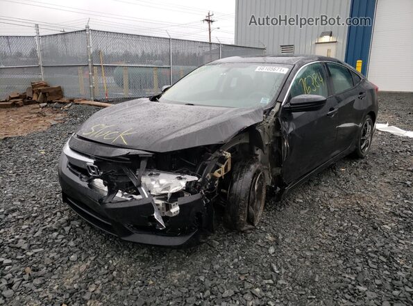 2HGFC2E52GH011347 2016 HONDA CIVIC Black Սարքավորումների վահանակի տեսք