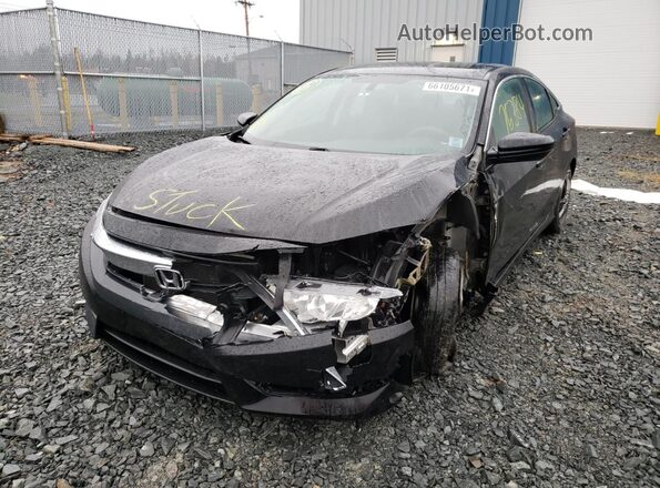 2HGFC2E52GH011347 2016 HONDA CIVIC Black Հետևի ձախ
