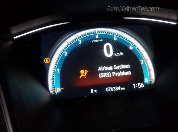 2HGFC2E52GH011347 2016 HONDA CIVIC Black Առջևի վահանակի տեսք