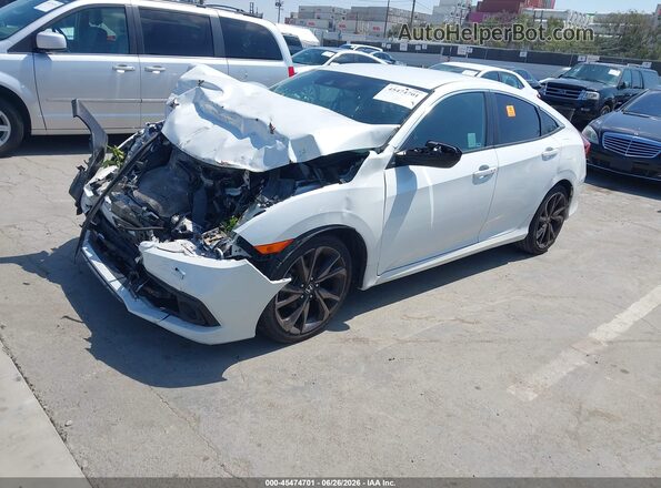 2HGFC2E80LH518803 2020 HONDA CIVIC White Front left