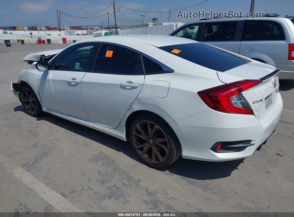 2HGFC2E80LH518803 2020 HONDA CIVIC White Rear left