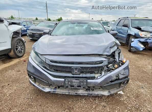 2HGFC2E81KH518310 2019 HONDA CIVIC Gray წინა ხედი