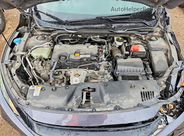 2HGFC2E81KH518310 2019 HONDA CIVIC Gray უკანა სალონის ხედი