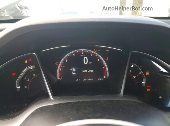 2HGFC2E81LH515568 2020 HONDA CIVIC White Widok zestawu wskaźników