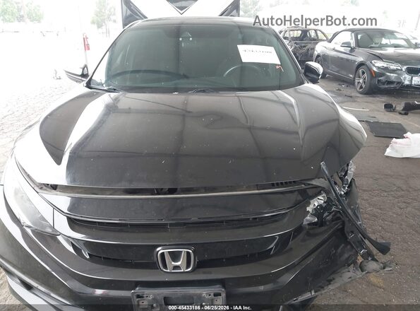 2HGFC2E84KH583958 2019 HONDA CIVIC Black Առջևի վահանակի տեսք