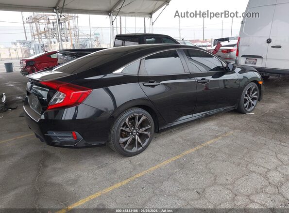 2HGFC2E84KH583958 2019 HONDA CIVIC Black Հետևի աջ