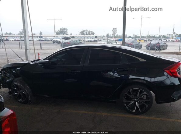 2HGFC2E84KH583958 2019 HONDA CIVIC Black Սալոնի հետևի տեսք