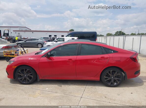 2HGFC2E8XKH509010 2019 HONDA CIVIC Red 