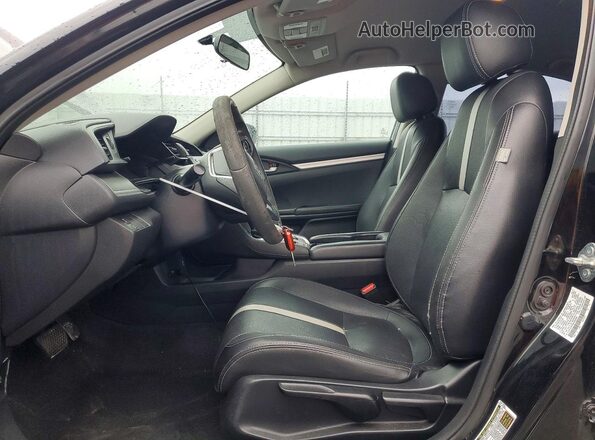2HGFC2F50GH505284 2016 HONDA CIVIC Black Սալոնի դիմացի տեսք