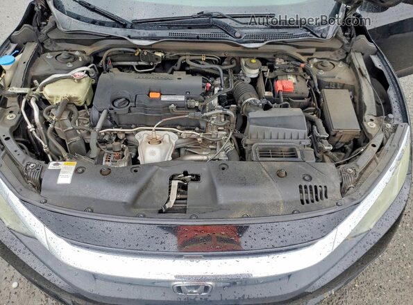 2HGFC2F50GH505284 2016 HONDA CIVIC Black Սալոնի հետևի տեսք