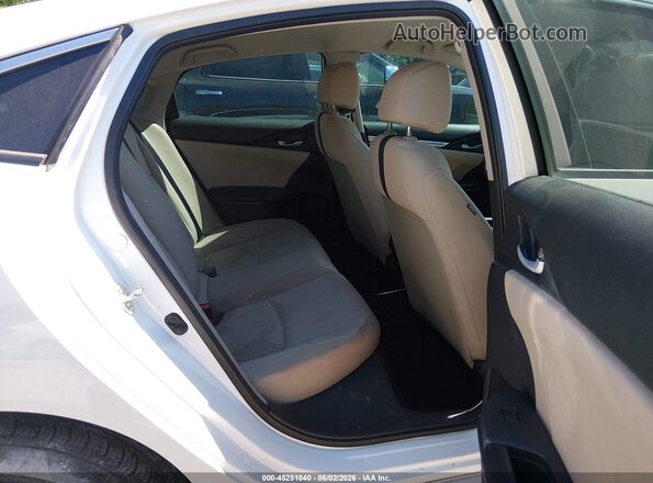 2HGFC2F50GH505849 2016 HONDA CIVIC White Widok naklejki z numerem VIN