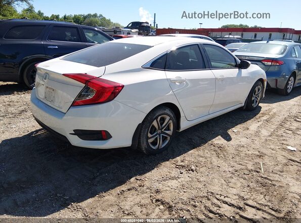 2HGFC2F50GH505849 2016 HONDA CIVIC White Tył prawy