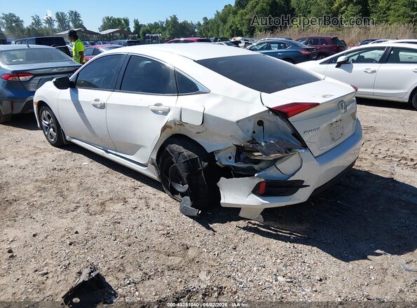 2HGFC2F50GH505849 2016 HONDA CIVIC White Tył lewy