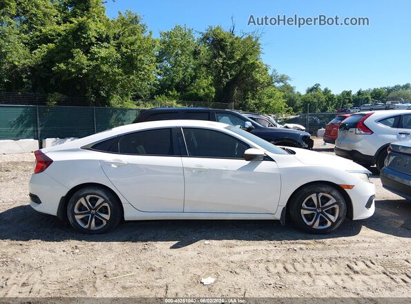2HGFC2F50GH505849 2016 HONDA CIVIC White Widok wnętrza z tyłu