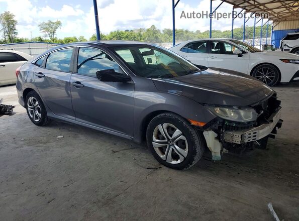 2HGFC2F50GH511568 2016 HONDA CIVIC Gray წინა მარჯვენა