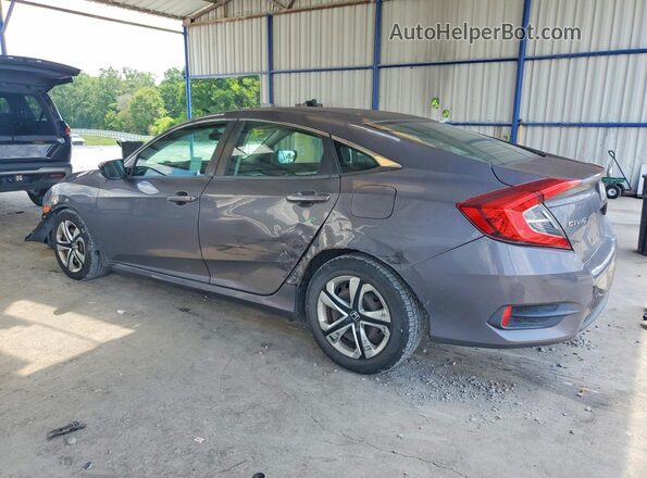 2HGFC2F50GH511568 2016 HONDA CIVIC Gray უკანა მარცხენა
