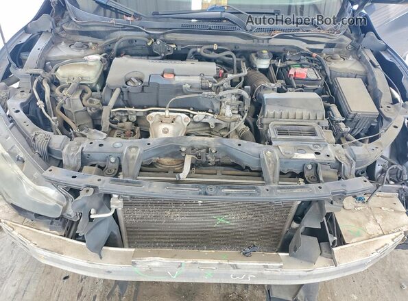2HGFC2F50GH511568 2016 HONDA CIVIC Gray უკანა სალონის ხედი