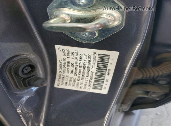 2HGFC2F50GH511568 2016 HONDA CIVIC Gray ძრავის განყოფილების ხედი