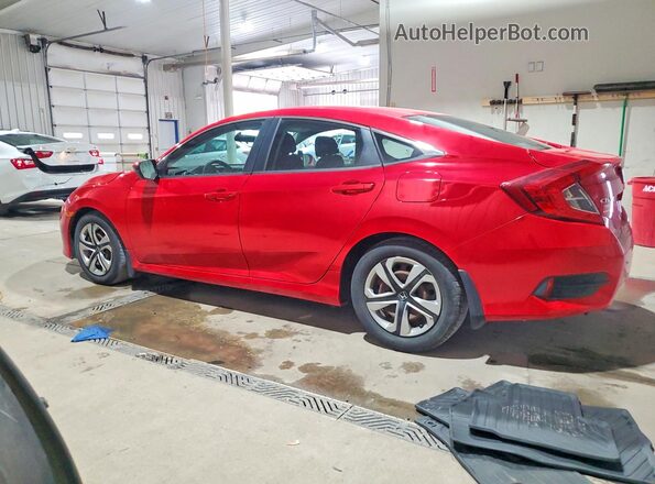 2HGFC2F50GH525146 2016 HONDA CIVIC Red Tył lewy