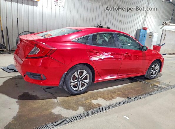 2HGFC2F50GH525146 2016 HONDA CIVIC Red Tył prawy