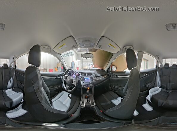 2HGFC2F50GH525146 2016 HONDA CIVIC Red Widok naklejki z numerem VIN