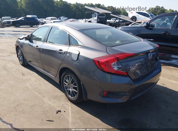 2HGFC2F50GH556073 2016 HONDA CIVIC Gray Rear left
