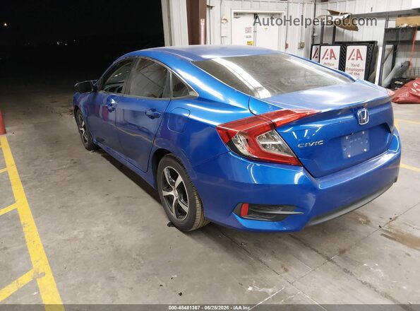 2HGFC2F50GH563282 2016 HONDA CIVIC Blue Rear left