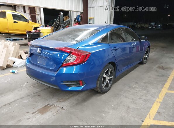 2HGFC2F50GH563282 2016 HONDA CIVIC Blue Rear right