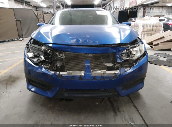 2HGFC2F50GH563282 2016 HONDA CIVIC Blue Front view