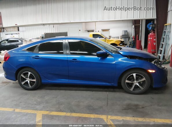 2HGFC2F50GH563282 2016 HONDA CIVIC Blue Rear interior view