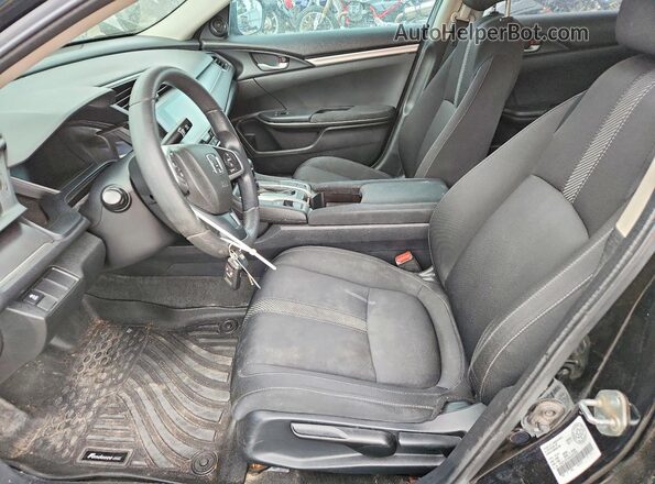2HGFC2F50HH037932 2017 HONDA CIVIC Black Front interior view