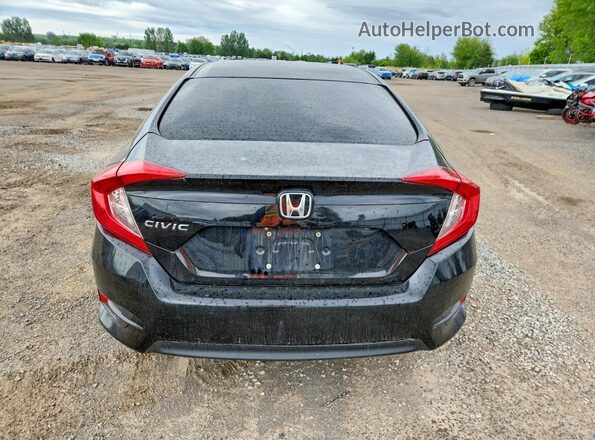 2HGFC2F50HH037932 2017 HONDA CIVIC Black Rear view