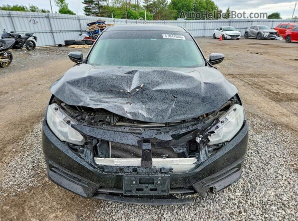2HGFC2F50HH037932 2017 HONDA CIVIC Black Front view