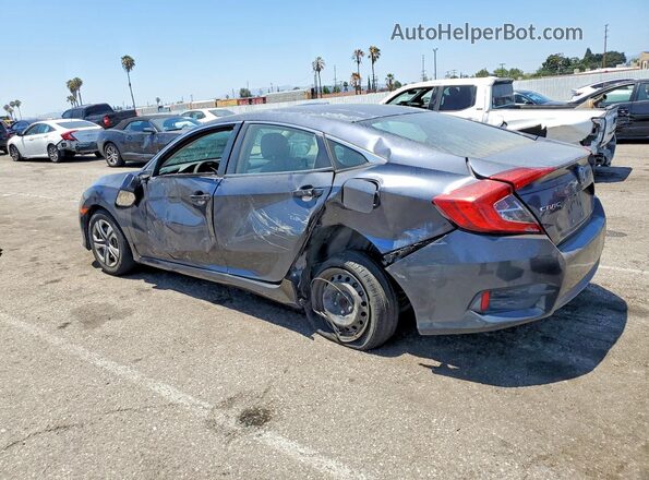2HGFC2F50HH567284 2017 HONDA CIVIC Синий Задняя левая четверть