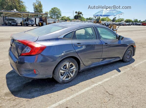 2HGFC2F50HH567284 2017 HONDA CIVIC Синий Задняя правая четверть